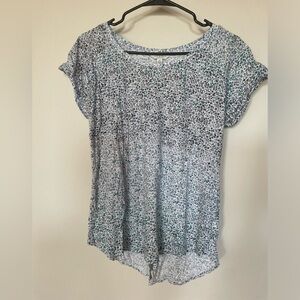 Lucky Brand Scoop Neck T-Shirt; Size S